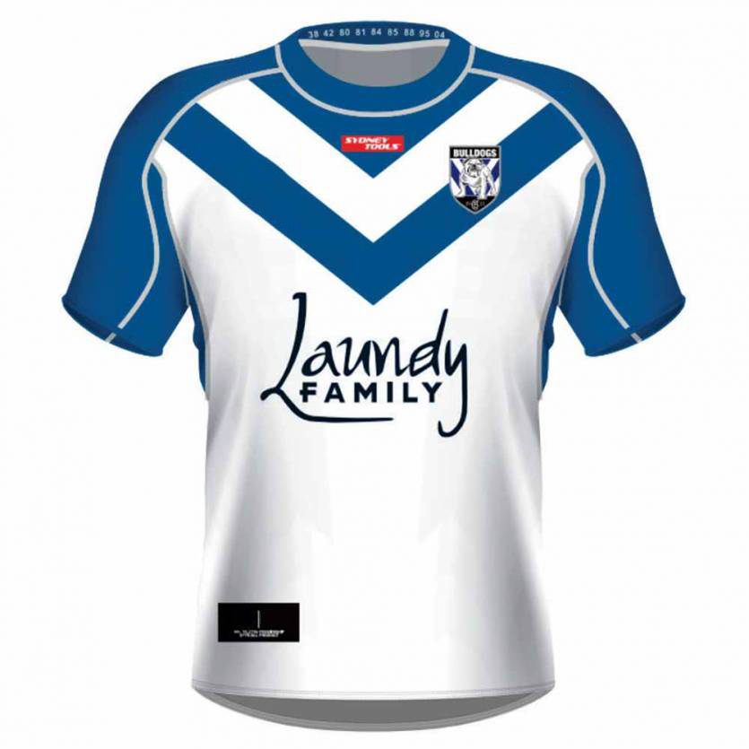 

Australia Canterbury Bankstown Bulldogs Rugby Home T-Shirt, Black