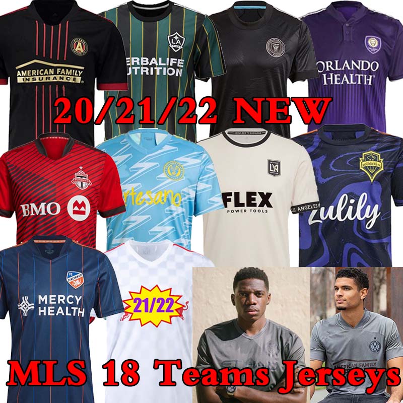 

21/22 MLS Inter Miami soccer jerseys Atlanta DC United LA Galaxy Los Angeles N York Philadelphia union Orlando City Cincinnati Nashville Montreal Minnesota jersey, Away pants
