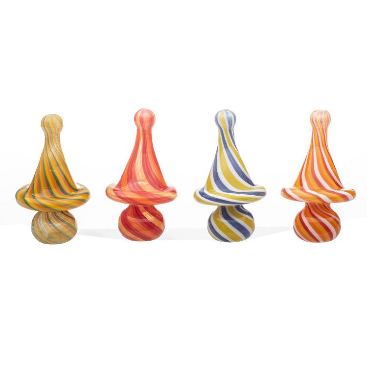 

Colorful Glass Bubble Carb Caps For Smoking Flat Top Quartz Banger Nails Silicone kit Water Pipes Bongs Pipe Dab Rigs