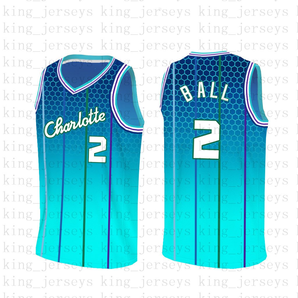 

Bridges CharlotteHornetsMen Basketball Jerseys 20 Gordon 2 LaMelo Hayward Ball 75th Anniversary Jersey Miles, Black;red