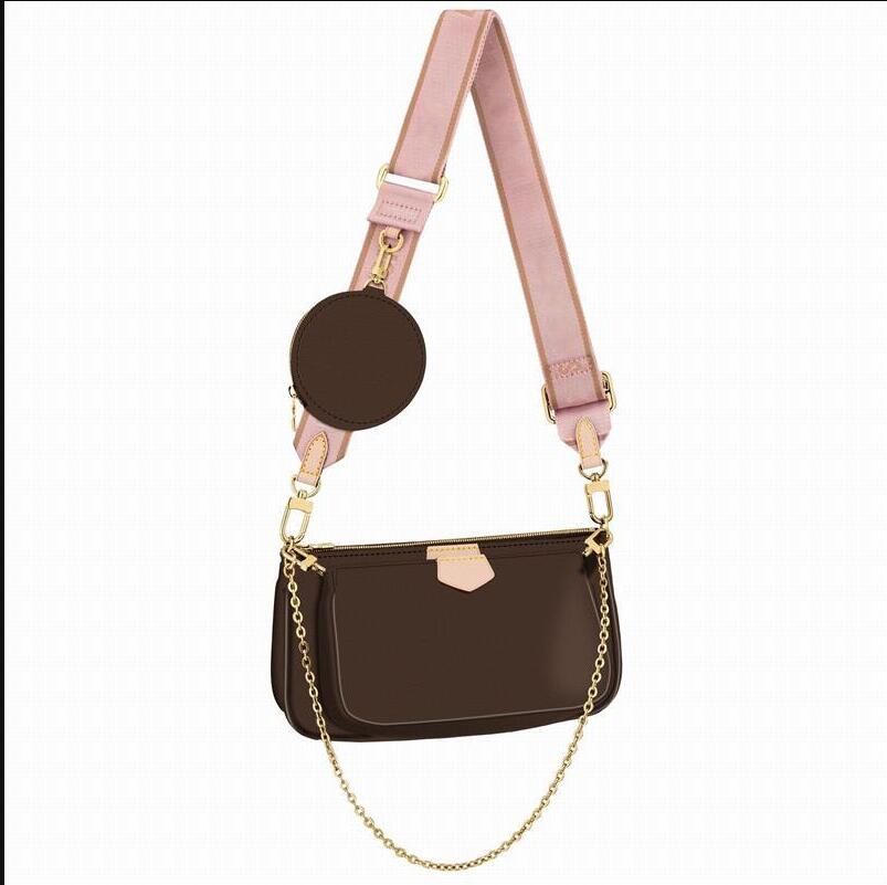 

New 2021 2022 Bags Handbags MULTI POCHETTE Designer Shoulder Bag Luxury Lady Messengerbag Leather Handbag Walletlady