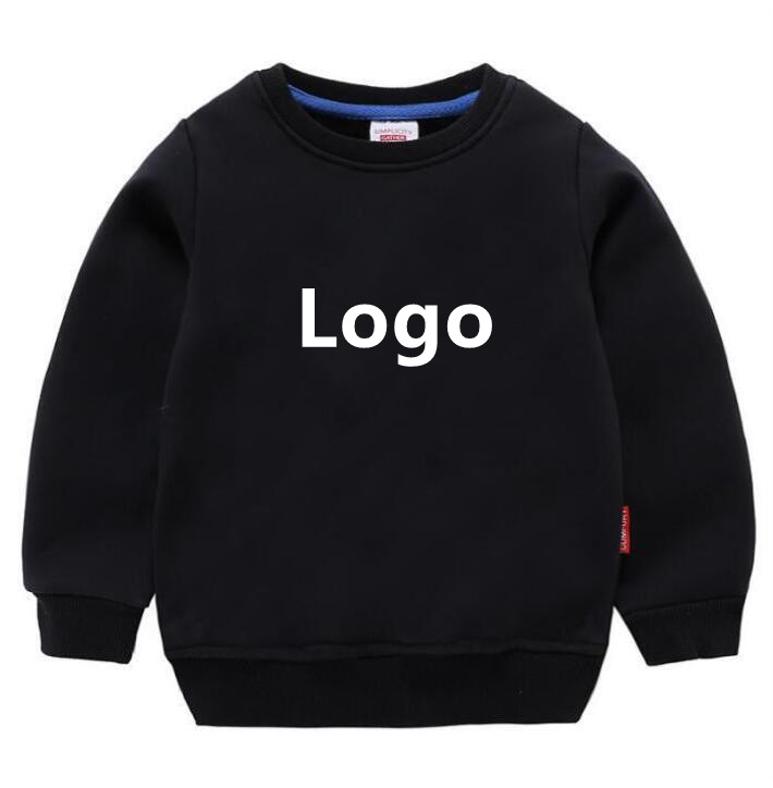 

Spring and Autumn Kids Clothing Children's Sweatshirt Baby Designer Clothes Boys Girls Round Neck Pullover Classic Print Brand 2-8 Years, Red