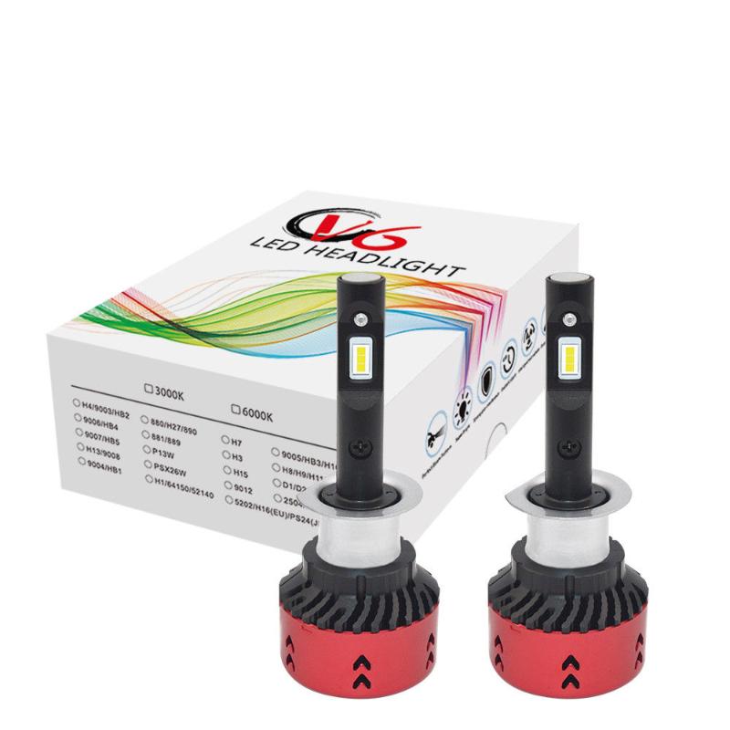

Car Headlights Mini Size H1 H3 Led Headlight Kit Bulb Light 6000K White 55W 12000LM 12V 24V Turbo Conversion Low Beam Lamp
