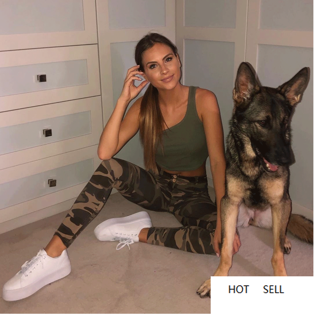 

Summer Camo Yoga Pants Best Camouflage Shapewear Women's Hunting Pants, 60mwbc