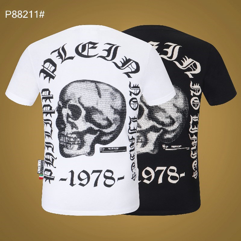 

2021 Plain Men T Shirts Cotton Women Clothes Funny Short Sleeve O Neck Tees Printing Phillip T-Shirts PP top23, Ivory