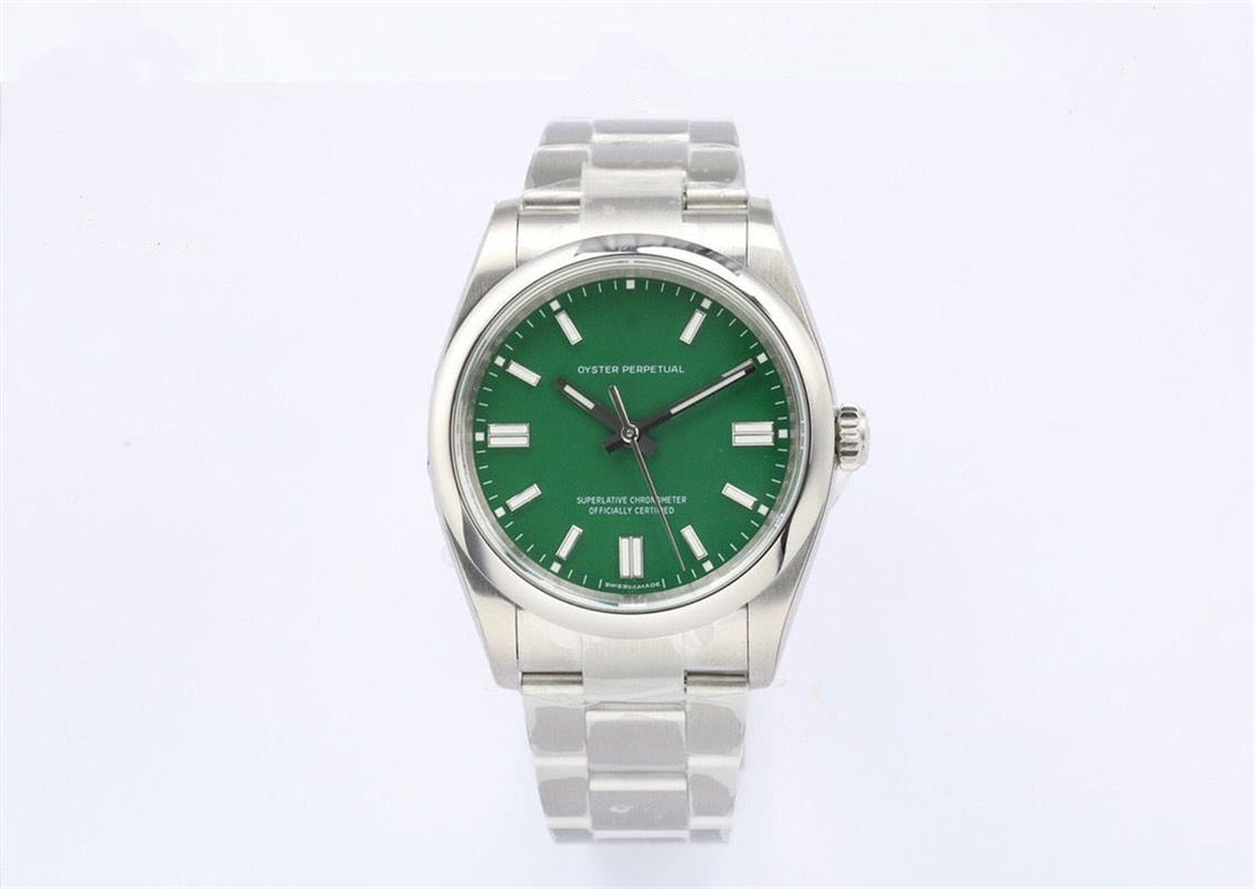 

2021 Men's Watch Oyster Constant Motion Series Sapphire Glass Diameter 36mm316L Fine Steel Gem Mirror, Slivery;brown