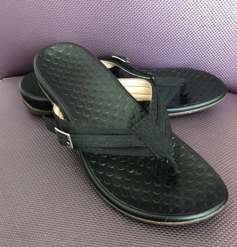 

Slippers Sandals 2021 Summer Flat Bottom Casual Flip Flop Home Women's Large In Stock, Black
