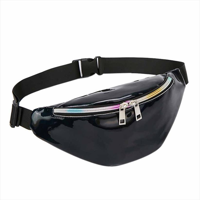 

htnbo holographic fanny pack laser waist s heuptas hip bag womens waistband banana bags behind pocket belt