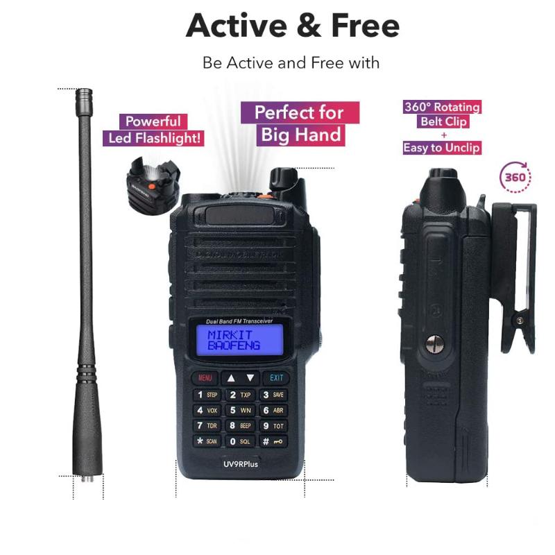 

Walkie Talkie Built-In 800mAh Battery Transceiver Walkie-Talkie Two-Way Radio Ham Remote 2021