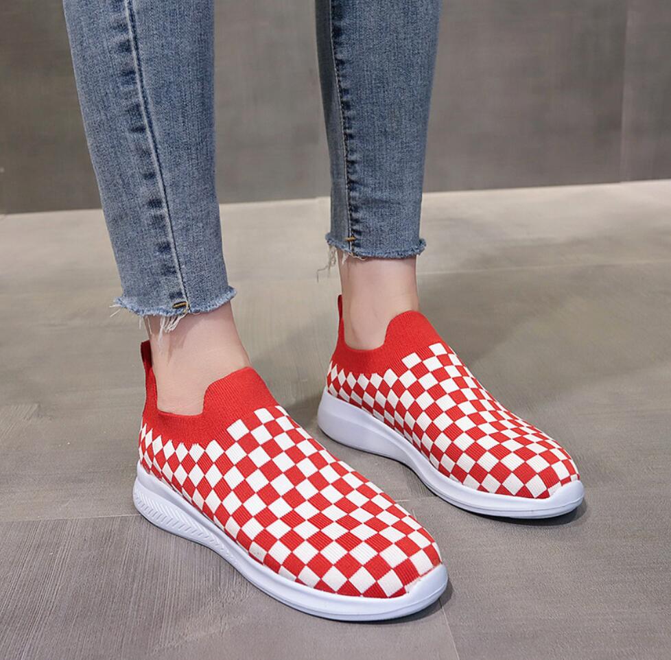 

Women Casual Shoes Flats Fashion Breathable Slip-On Leisure Sneakers Light Comfortable Ladies Zapatos Sports Shoe