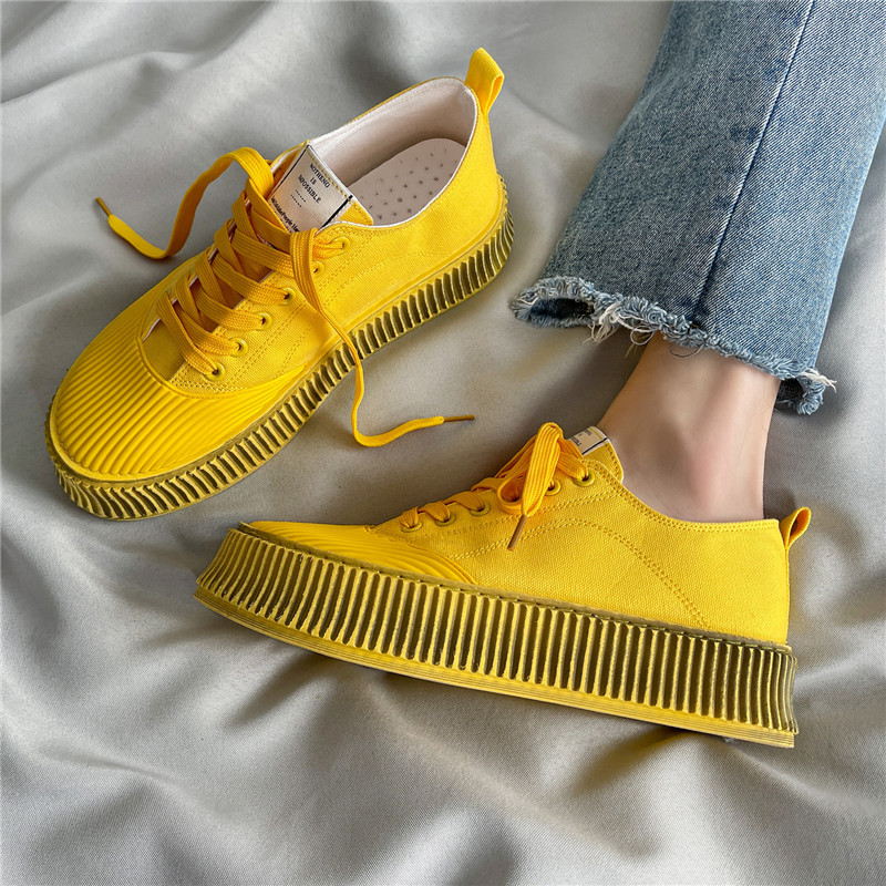 

2021 Casual Women Men Running Shoes Fashion Students Outdoor Sports Sneakers Black Red White Yellow Size Eur 39-44 Code 72-BD2113