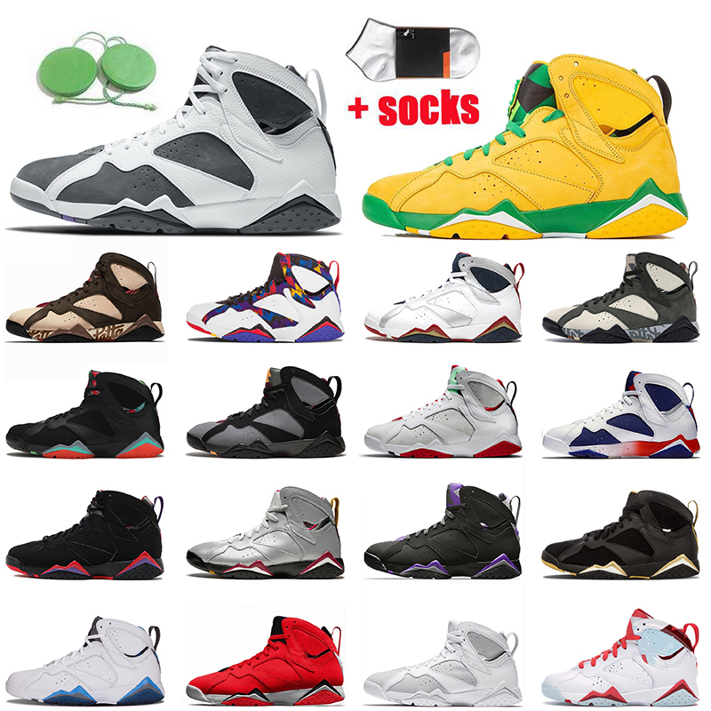 

Newest Jorden Retro 7s Mens Basketball Shoes Flint OG Olympic Hare French Blue Air Jordan 7 Trainers Jumpman Oregon Ducks Patta Shimmer Ray Allen Sneakers, #3 olympic