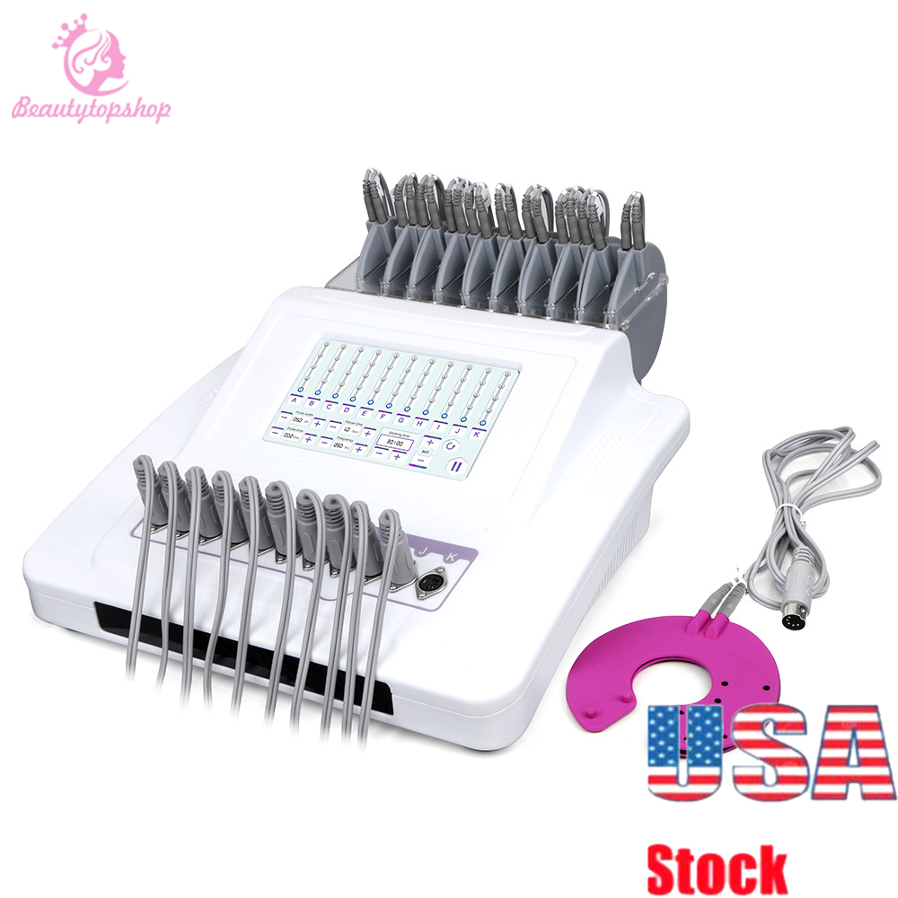 USA livraison gratuite stimulateur musculaire corps minceur microcourant Stimulation musculaire Machine de Massage du sein