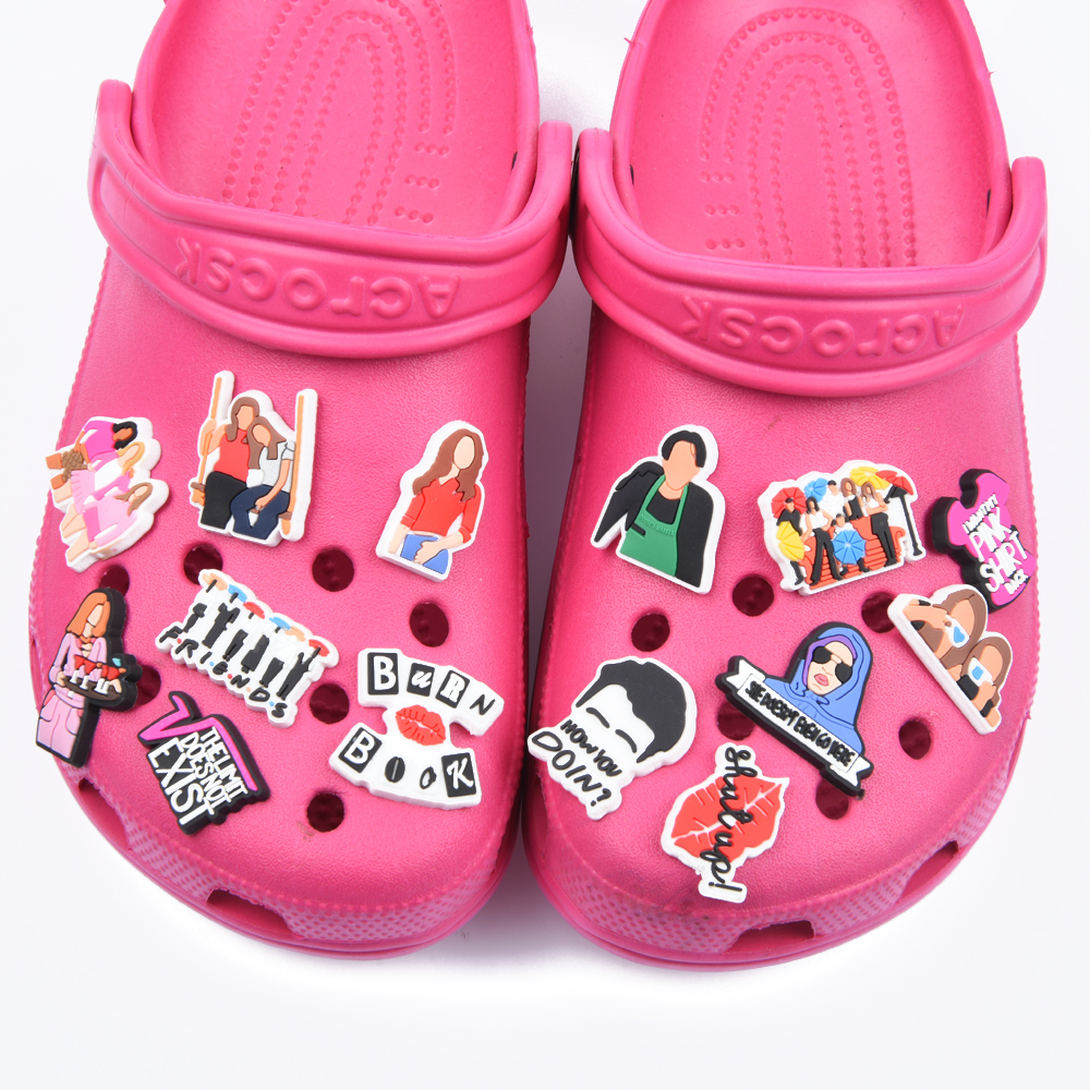 

wholesale clog shoe charms custom pvc rubber for clog sandals kids gifts