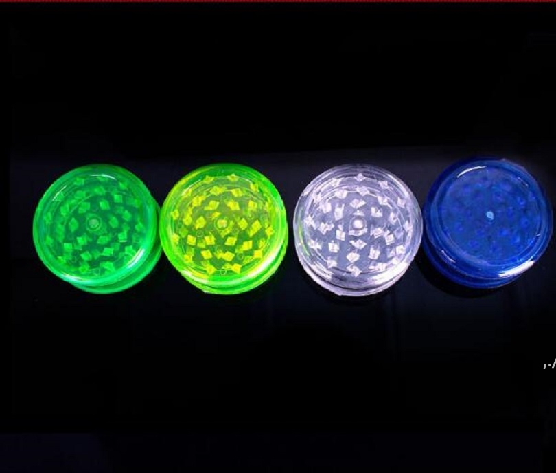 

Plastic Herb Grinder 60mm Smoking Grinders for smoke detectors pipe acrylic grinders for twisty glass blunt smoking Accessories DWA4956
