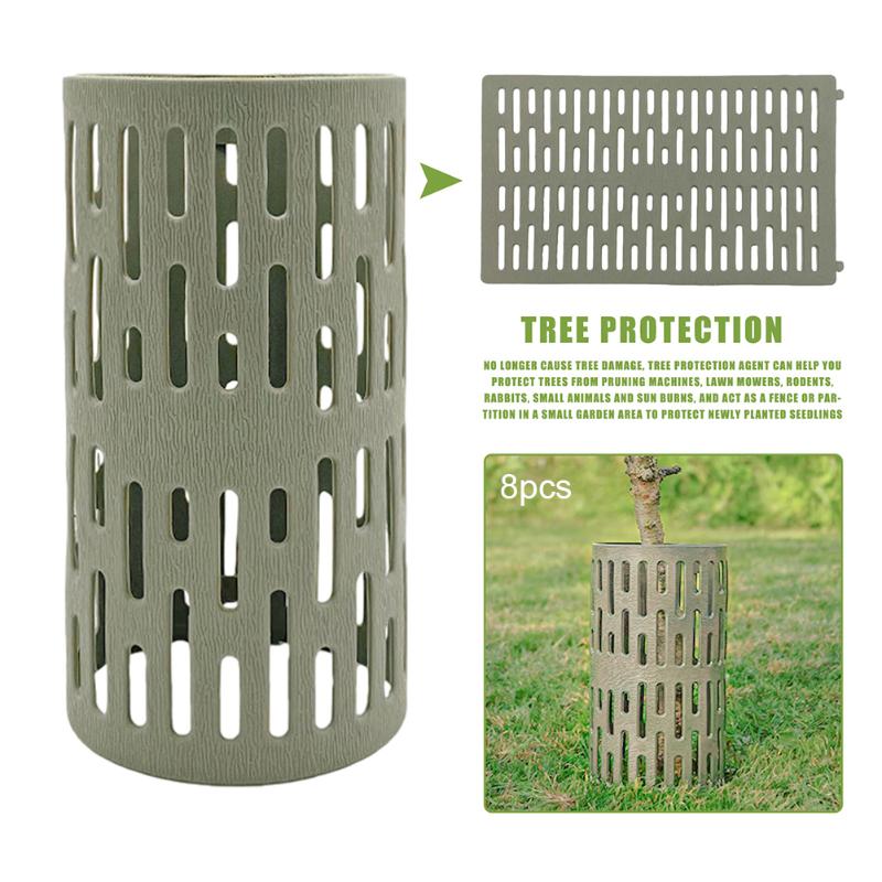 

Other Garden Supplies 8pcs Plant Tree Trunk Protector Easy Install Durable Wraps Cover Prevents Pruners Weather-proof Protection Tool