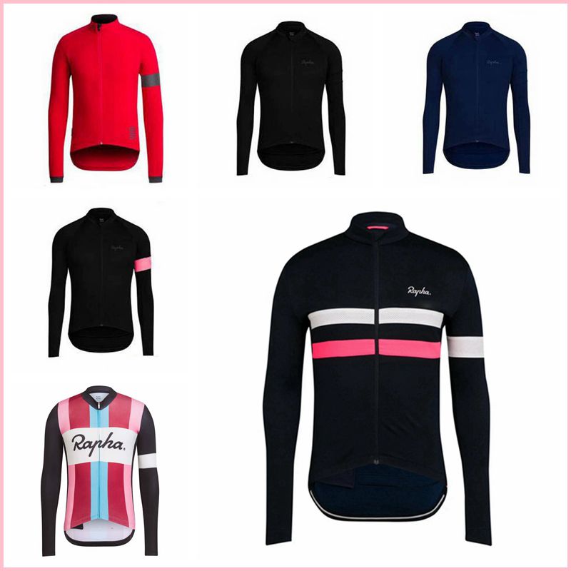 

Explosion trend RAPHA team long Sleeves jersey bike top Bicycle quick dry spring mens cycling clothing, 2#