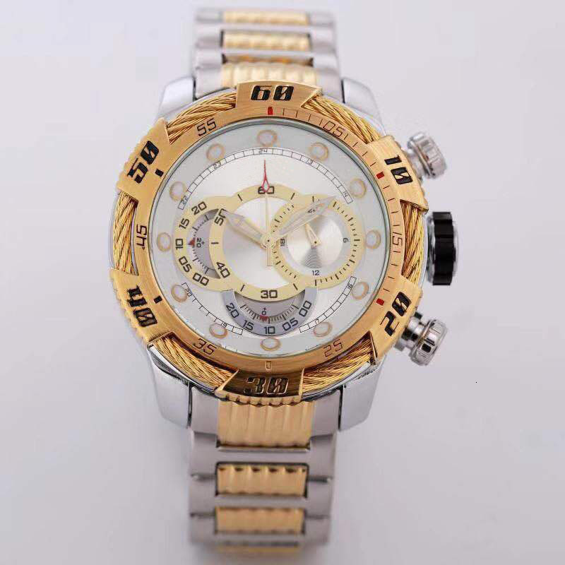 

Watches Invict Inv Men's Six Pin Quartz, Slivery;brown