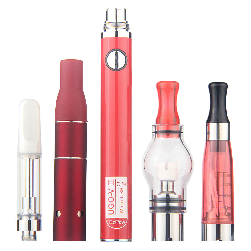 

Multi Vape Kits 4 in 1 EVOD Vaporizer Pens E Cigarette 650mAh 900mAh UGO VII EGO Battery With Atomizers One Kit