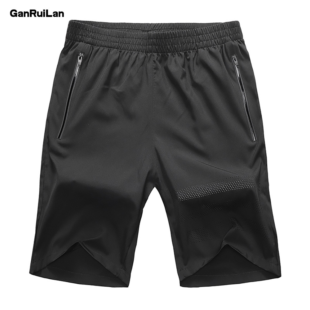 

Fashion Casual Boardshorts Man Zipper Pocket Breathable Solid Shorts Men Summer Sportswear Men's Short Trousers B0911 210518, Royal blue color