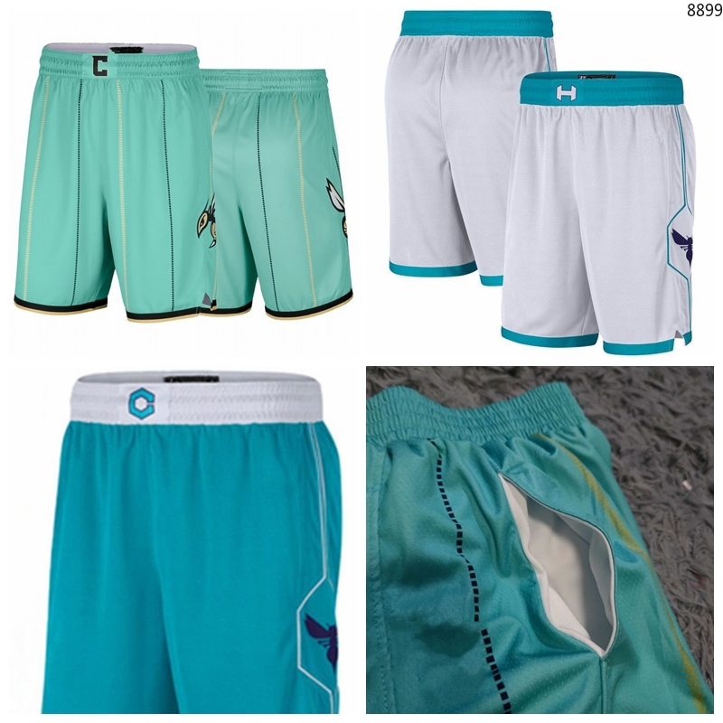 

CharlotteHornetsMen 2020/21 City Swingman Pants Edition Performance Basketball Shorts Size S-3XL, Black
