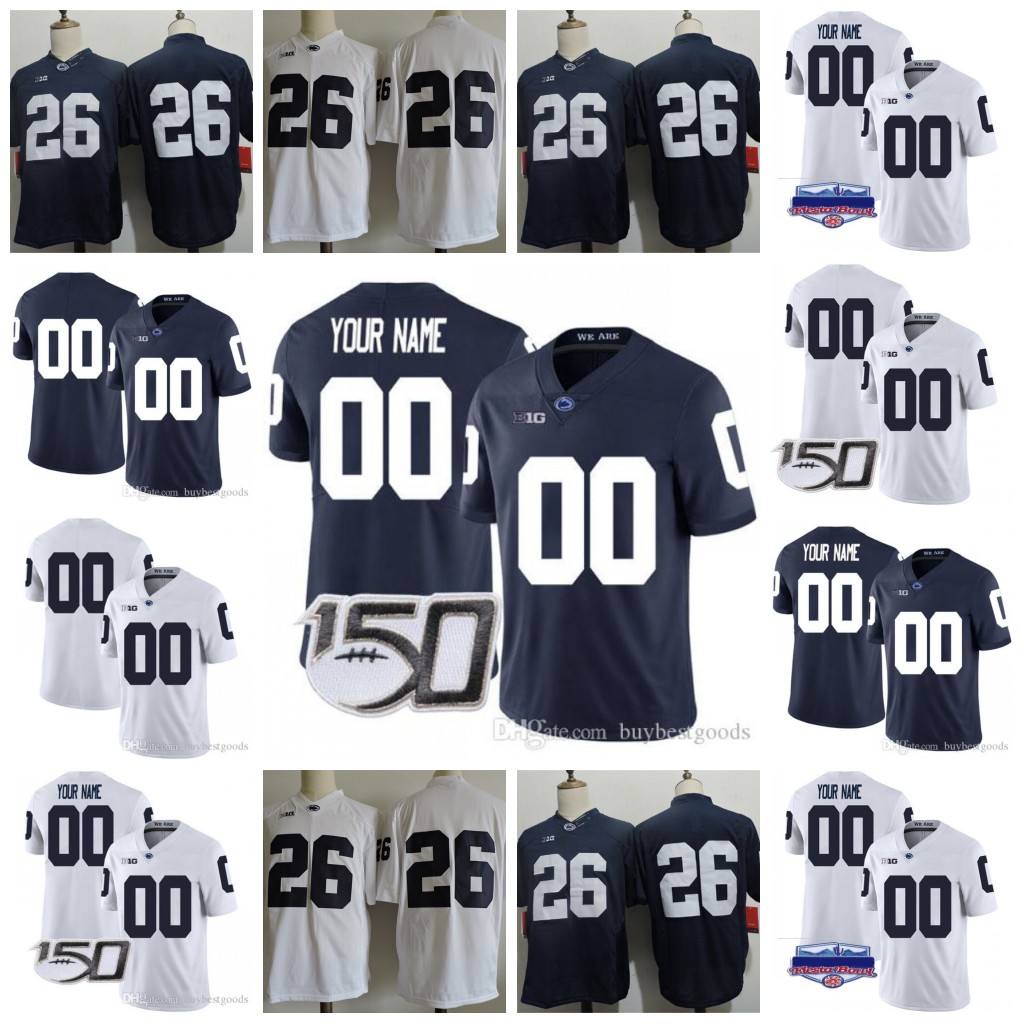 

Custom PSU Penn State Nittany Football Jersey Sean Clifford KJ Hamler Jahan Noah Cain Dotson Parsons Freiermuth Ford Cotton Bowl 150TH, Women