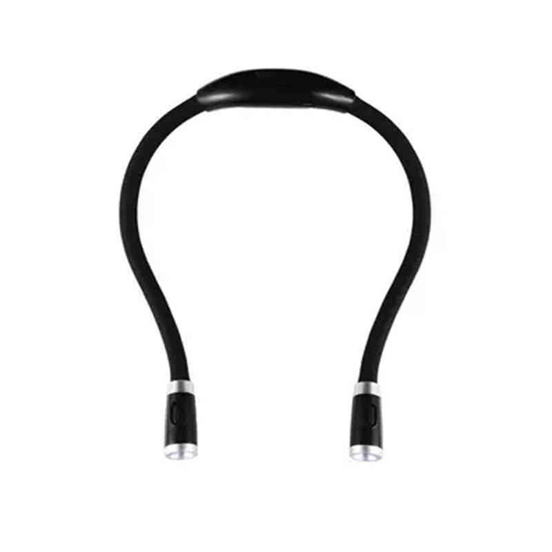 

Flexible Handsfree Bed LED Neck Hug Reading Light USB Rechargeable Book Read Lamp Handsfreed Portable Night Flashlight Camping Lights ZXFTL0707