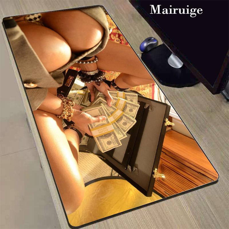 

Mouse Pads & Wrist Rests Mairuige 400x900cm Sexy Boobs Girl Anime Gaming Pad Lockedge Computer Large XL Rubber Desk Keyboard Mat Gamer For L