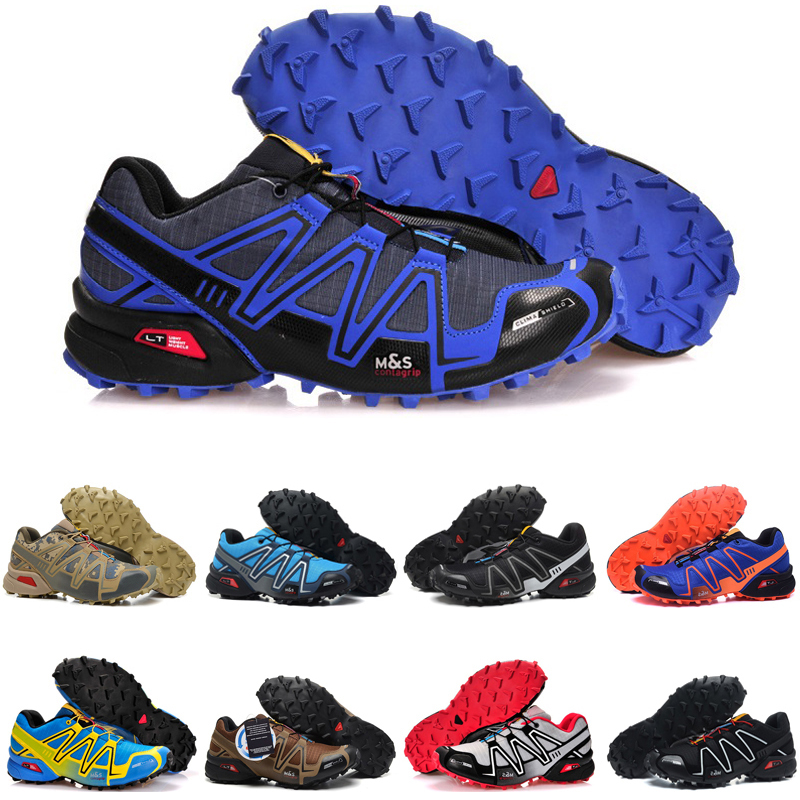 

discount speed cross 3 outdoor mens running shoes SpeedCross runner Jogging III Black Green Pink Grey #71 Men Trainers Sports Sneakers chaussures zapatos, Color #25