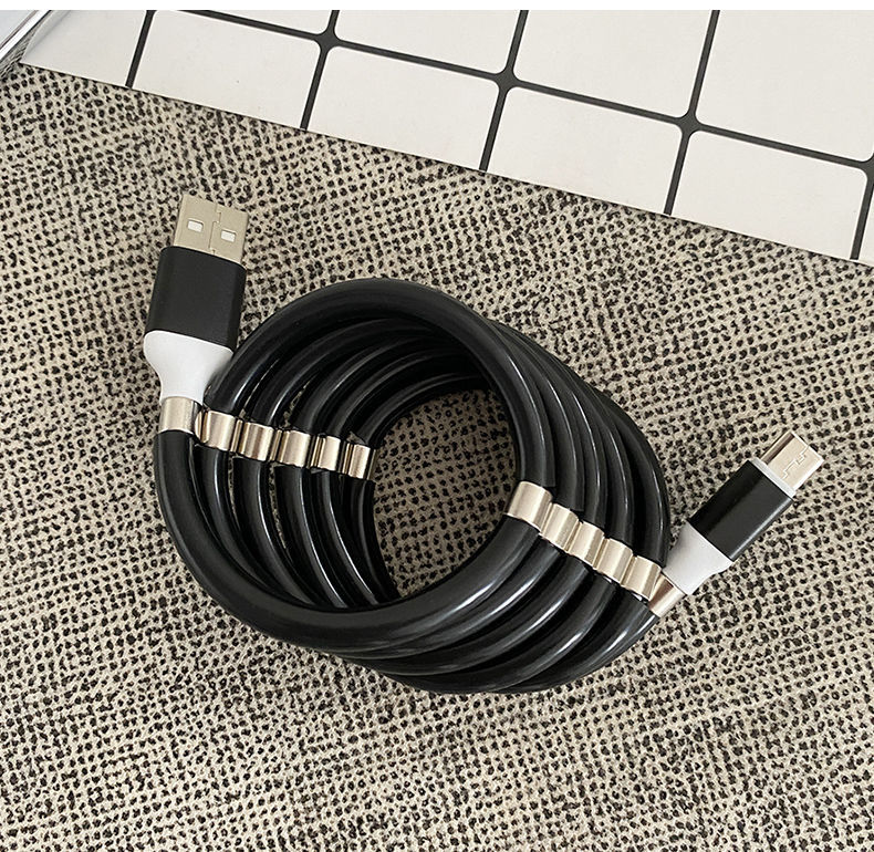 

Magnetic Cable Download The Same Mobile Phone Data Suitable for Apple Android Type-c