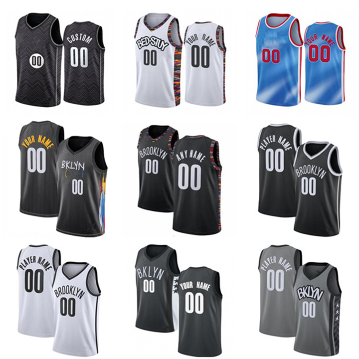 

Custom Kevin 7 Durant Kyrie #11 Basketball Jersey Irving James 13 Harden Joe 12 Harris Jeff 8 Green Brooklyn Nets Mens Nicolas 33 Cl, Blue;black
