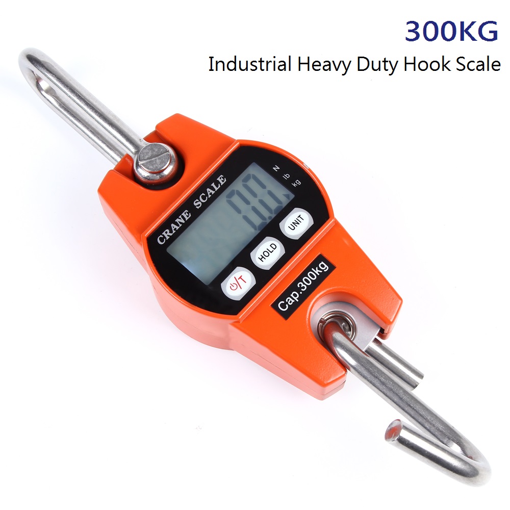 

300kg Mini LCD Digital Portable Industrial Electronic Heavy Duty Weight Hook Crane Hanging Scale Kitchen Weight Scale