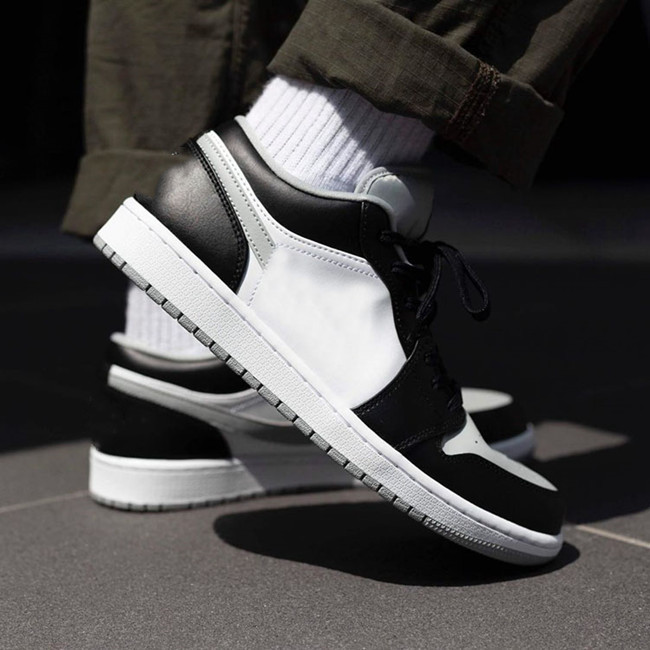 

1 Low Shadow 553558 039 BLACK LIGHT SMOKE GREY WHITE golf shoes tennis shoes mens designer trainers Schoenen shoes