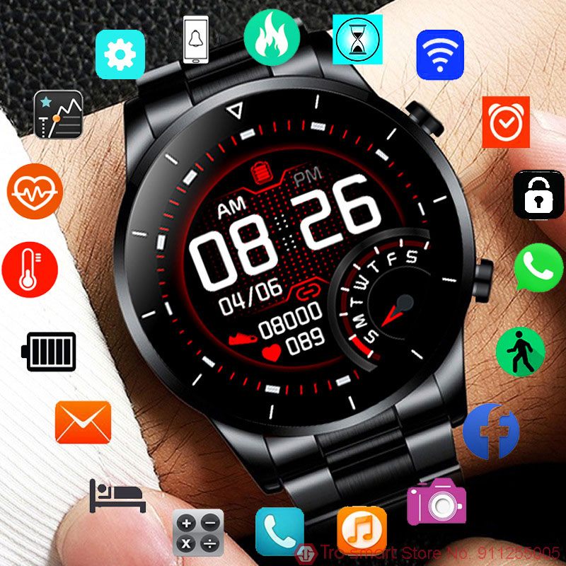 

New 2021 Digital Watch Men Sport Watches Electronic LED Male Wrist Watch For Men Clock Business Wristwatch Full Touch Hoursg, Silicone black