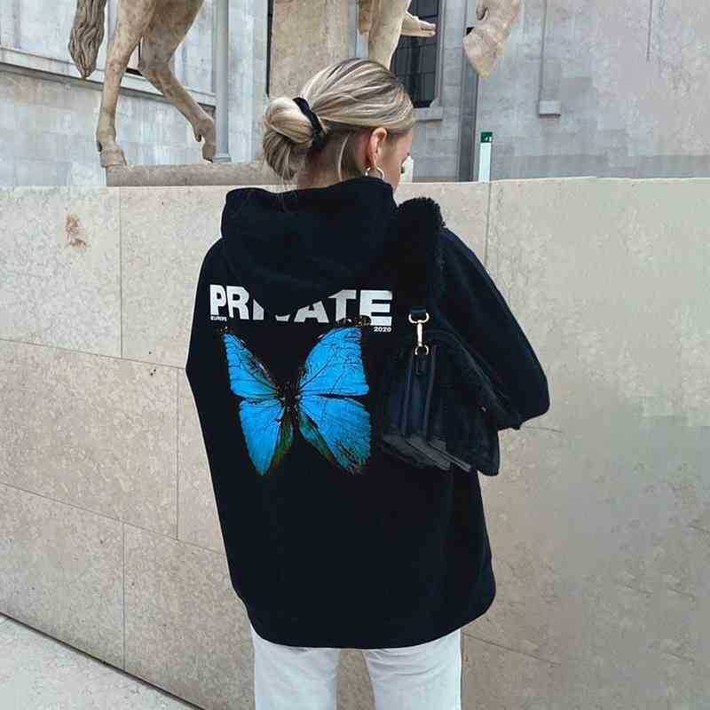 

Women' fashion Hooded Sweater 2020 spring printed long sleeve top2021, Yellow