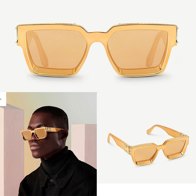 

Sunglasses MILLIONAIRE 1165 moda donna casual all-match lenti unisex UV400 Black and white classic plate frame glasses 96006 millionaires designer sunglasses