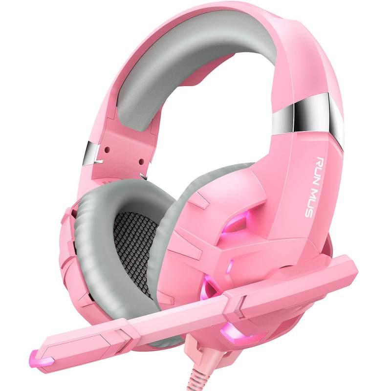 

Headphones & Earphones Computer Stereo Head-mounted Wired Gaming Gamer For PS4 Mobile Phone Xbox PC Headphone With Mic Earbuds