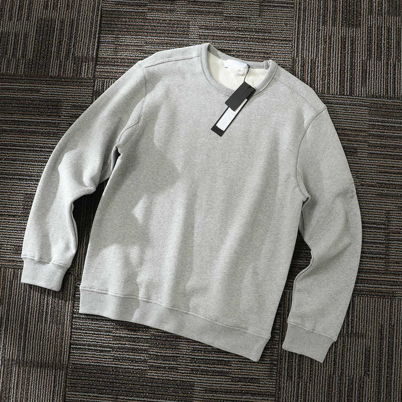 

2020Fw konng gonng spring and autumn Men's Hoodies fashion brand high quality Pullover crew neck sweater pure cotton wool loop Sweatshirts, Pink