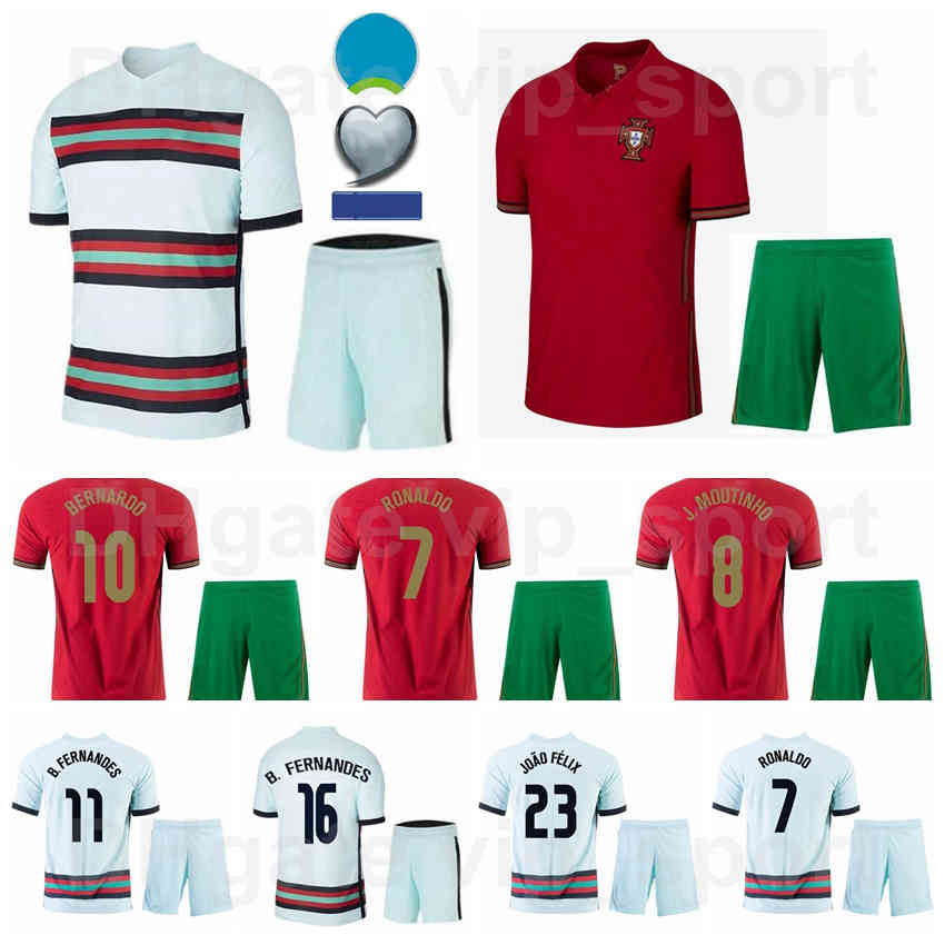 

2020-2021 Euro Cup Patch National Team Soccer Bernardo Silva Jerseys Set 7 Cristiano Ronaldo Bruno Fernandes Joao Moutinho Football Shirt Ki, Black