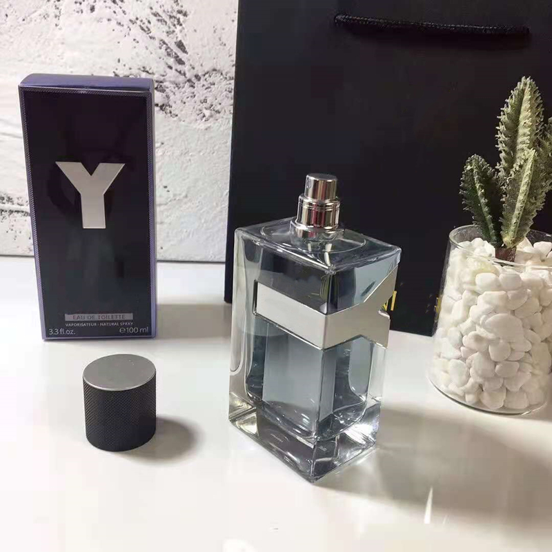 

In Stock The highest version letter Y MEN perfume EAU DE TOILETTE vaporisateur natural spray 100ml long lasting time free Fast Delivery