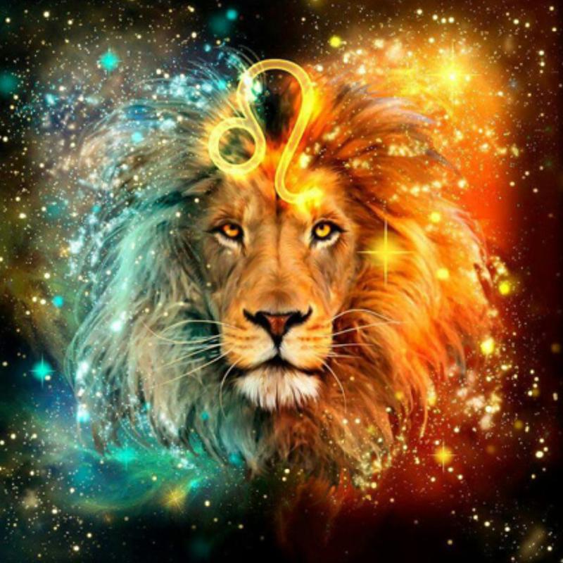 

Diamond Painting Daimond Diy Full Square/Round Galaxy Lion Mosaic Rhinestone Embroidery Craft Kit LE01363