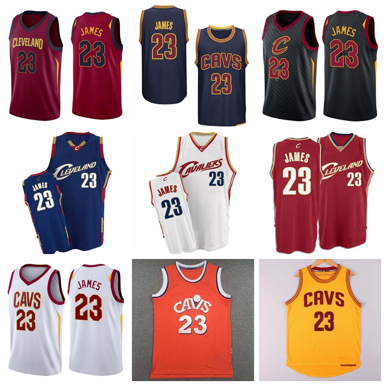 

basketball jersey Cleveland Cavaliers LeBron James swingmen jerseys, Black;red