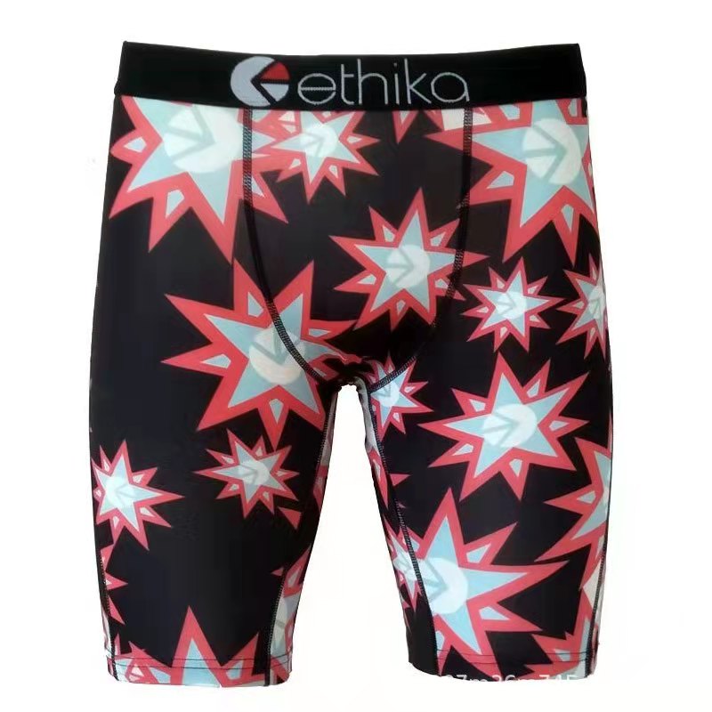 Maillots de bain Éthika Slips Unisexe Boxer Shorts Breif motif Sports Hip-Hop Rock Consumer Sous-vêtement Skateboard Street Stretch S-XL (Random
