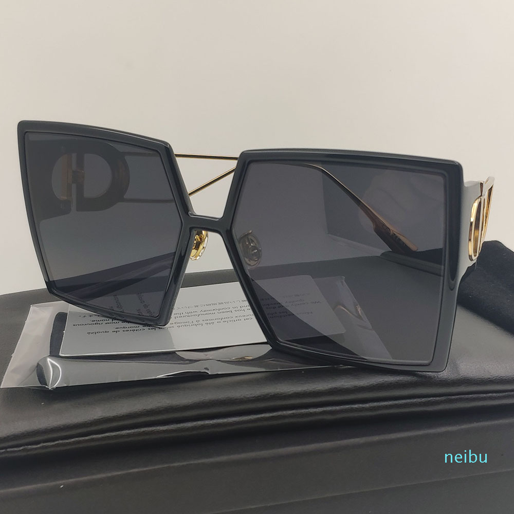 

MONTAIGNE Sunglasses Women Brand Colored Black Square Sunglasses Women Futuristic Retro Fashion Sun Glasses Rectangular, White;black