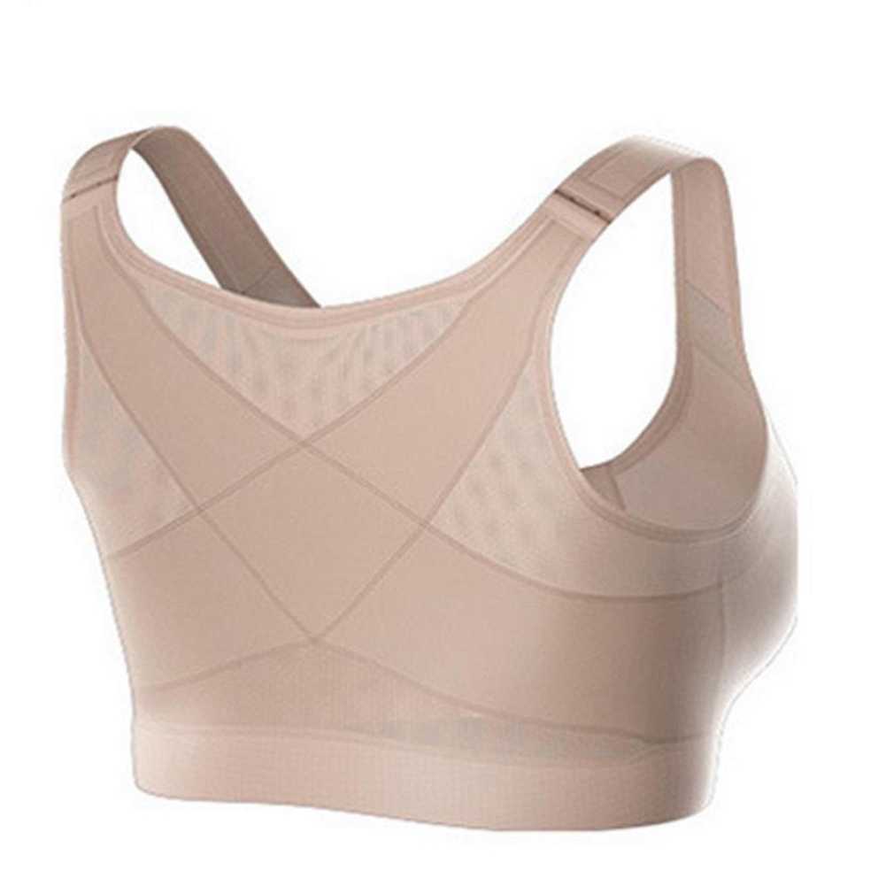 

Posture Corrector Body Shaper Bra Women bra Breathable underwear Shockproof Sports Support Vest Bras S-5XL Plus Size H1018, Black