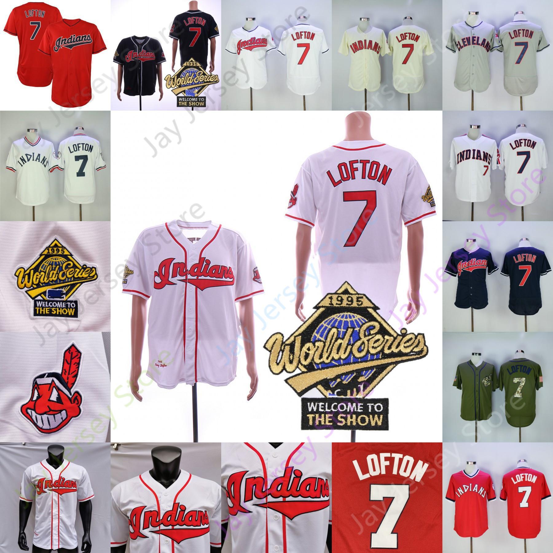 

Kenny Lofton Jersey 2020 New 1995 WS Patch Expos Home Away Pullover Button Down Red White Grey, Blue;black