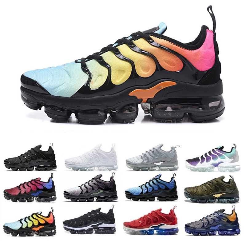 

2021 Tn Plus Mens Womens Running Shoes SIZE US 13 Sports Trainers Pastel Fresh Triple Black Cherry Light Bone Cool Grey Off Sneakers 36-47 Z17, # 5
