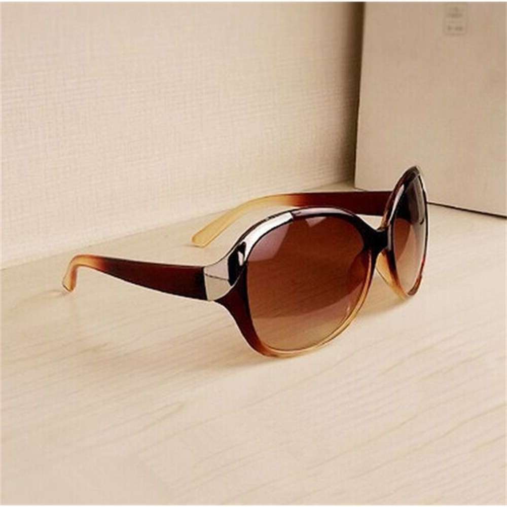 

Highend accessories High Quality Women Luxury Fashion Summer Women'S Vintage Sunglass Goggl Glass R, Black