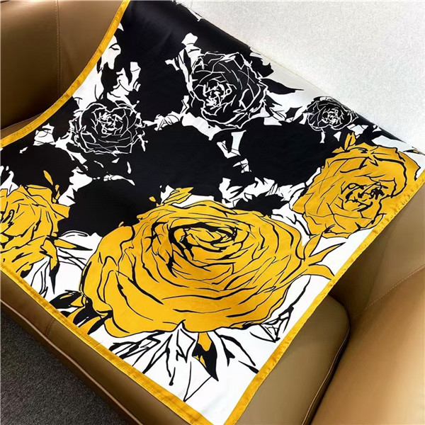 

scarves female square professional flight attendant silk printed multi-functional scarf wholesale 90*90cm