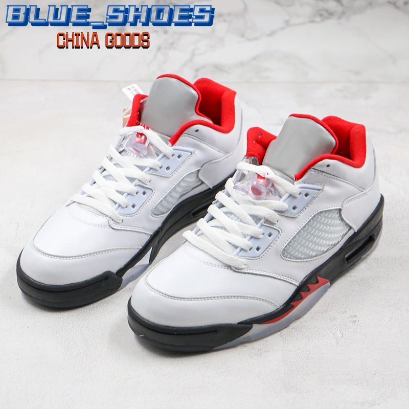 

Special Edition Jumpman 5 White-red Basketball Shoes Women Mens Fashion Trainers Designer Sneakers With Box, #1